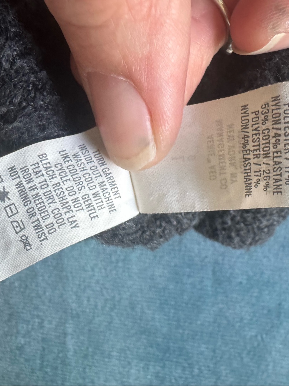 aerie Charcoal Oversized Crewneck Sweater - Picture 6 of 8